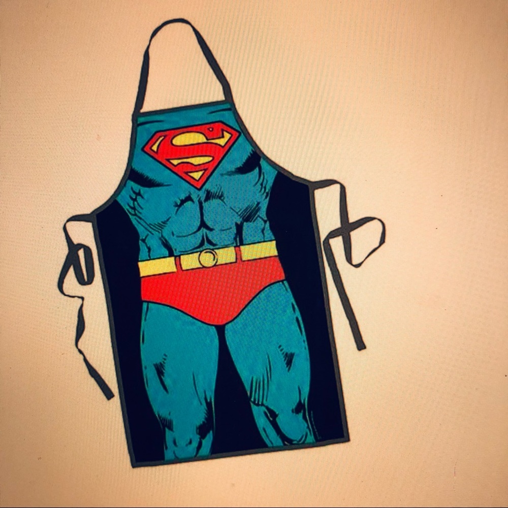 Superman Character Apron DC Comics Adult One Size
